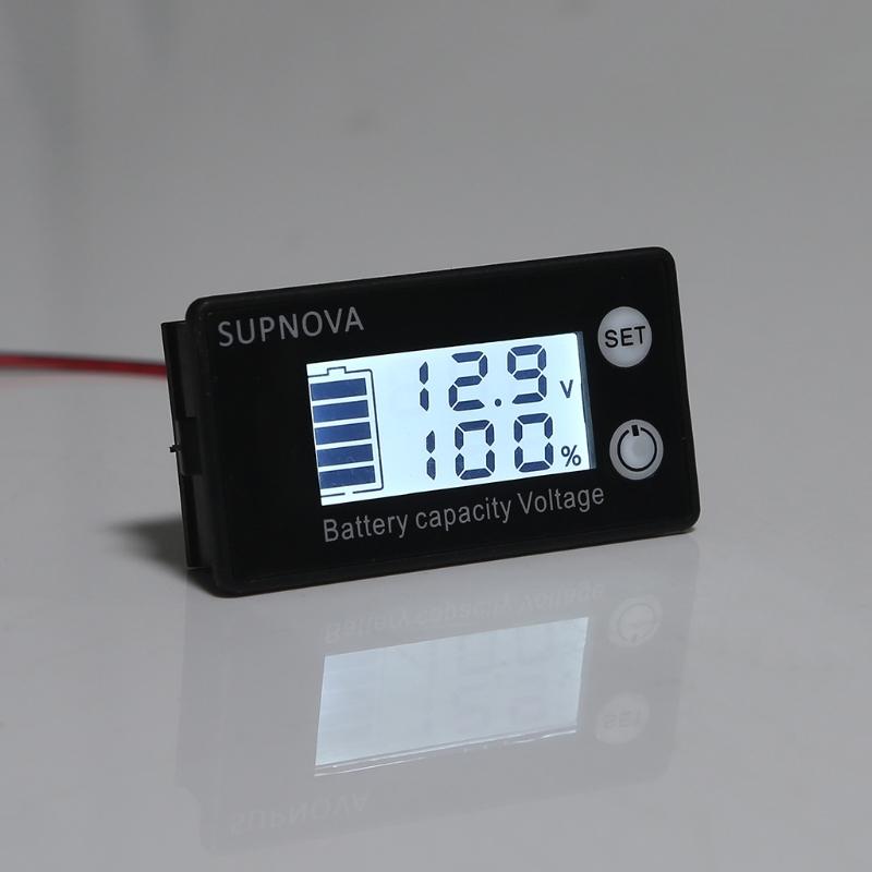 DC 7-68V 12V 24V 48V 60V Индикатор емкости аккумулятора Тестер Цифровой вольтметр Напряжения для Автомобиля Мотоцикла