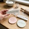 Handmade Pottery Alphabet Stamping Tool with 10 Number Upper Lower Case Clay Stamp  Studio Work