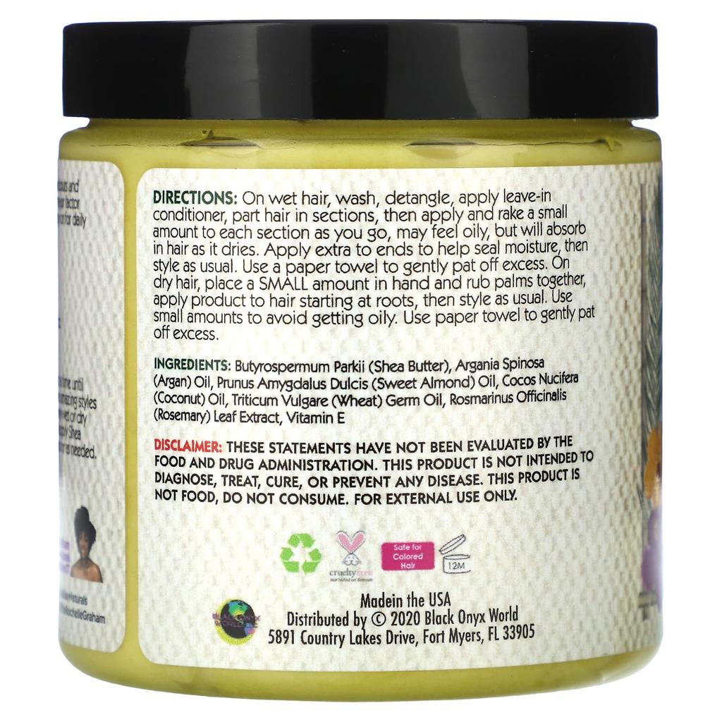 Alikay Naturals Увлажняющий крем для волос с маслом ши и йогуртом, 8 унций (227 г)