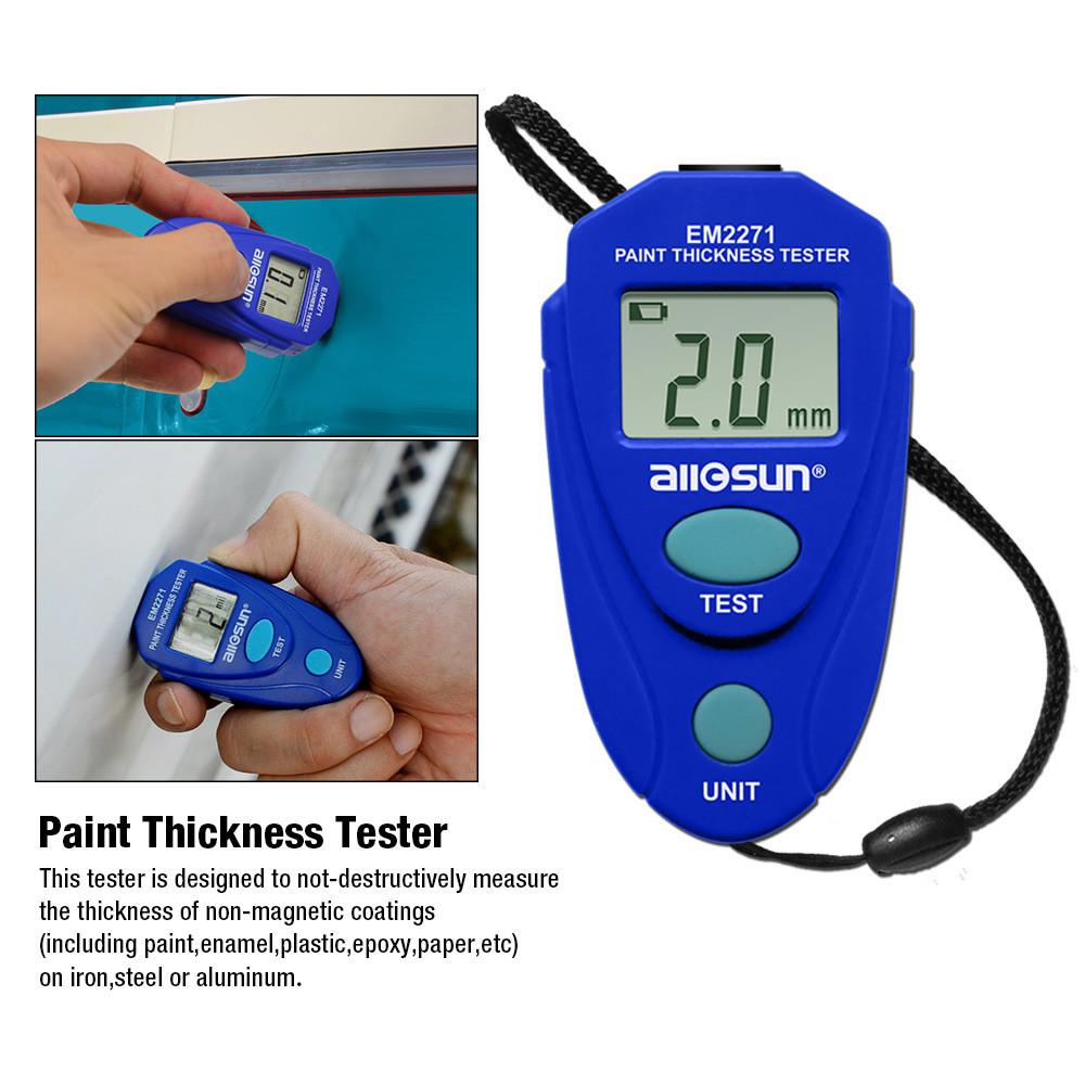 Car Coating Thickness Tester With Waterproof Design For Auto Body And Maintenance