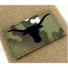 Тактический шеврон IR Texas Longhorn Ranger Инфракрасный 3.5x2 IFF На липучке с крючком (MC)