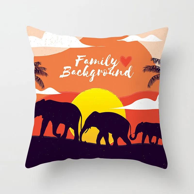 Богемная геометрическая квадратная наволочка Этническая ретро наволочка для диванной подушки Домашняя декоративная наволочка 45x45см Наволочка для диванной подушки