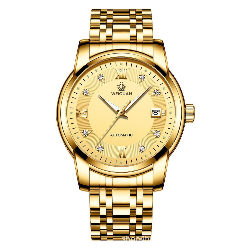 Новые деловые мужские часы Hollow Mechanical Watch Мужские часы полностью автоматические механические часы