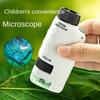 Hand-held Microscope 60-120x Magnifying Glass Science Experiment Microscope Children's Microscope