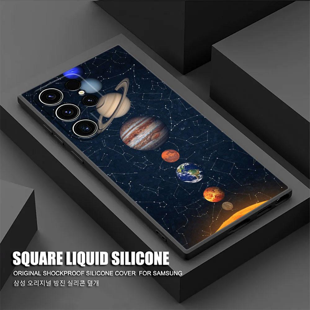 Чехол Sky Space planet Moon Stars Universe S26Ultra для Samsung Galaxy S26 S25 S24 S23 S20 S21 FE S22 Ultra Plus Мягкая Защитная Крышка для Телефона
