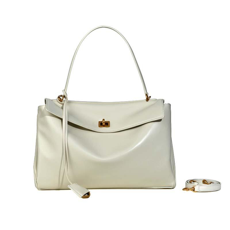 Женская сумка-тоут Rodeo из натуральной кожи большой вместимости: Популярная трансграничная сумка через плечо из коровьей кожи для поездок на работу