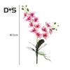 Цветочная пластиковая имитация без полива, красочная орхидея, искусственный растительный декор, товары для дома