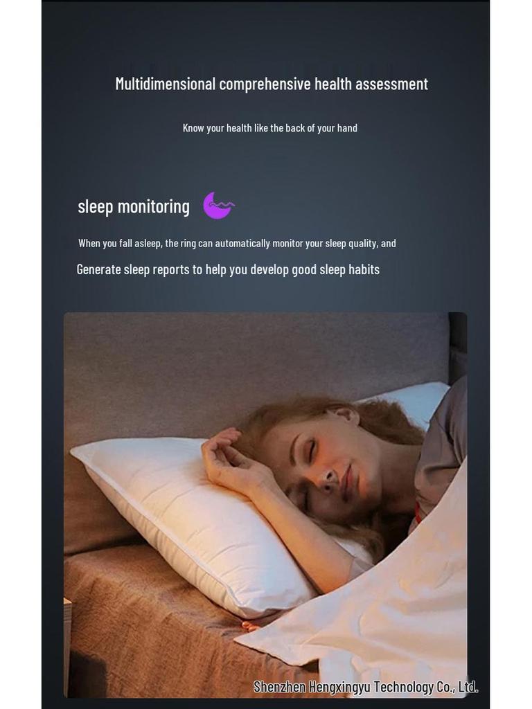 Керамическое кольцо: Пульс, Кислород в крови, Мониторинг сна, Водонепроницаемость, Многофункциональность, Настраиваемость, Bluetooth NFC для пар