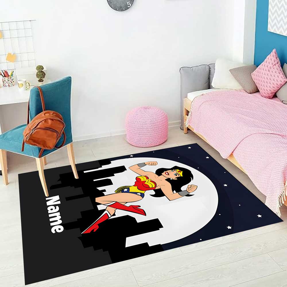 Warner Bros. Films (2) Customize your name rug, office chair cushion, home bedroom living room gift.
