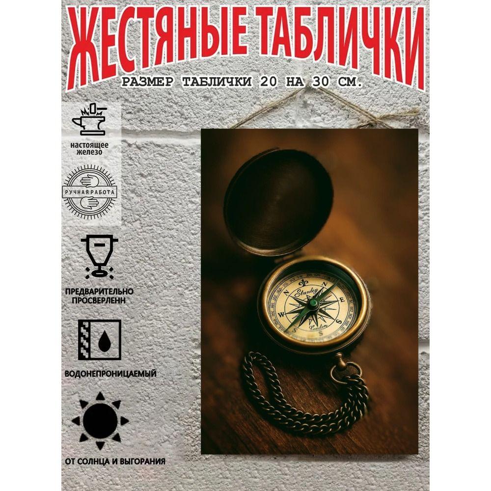 Винтажный металлический настенный плакат с пиратской и морской тематикой, 20x30 см, Декор для дома