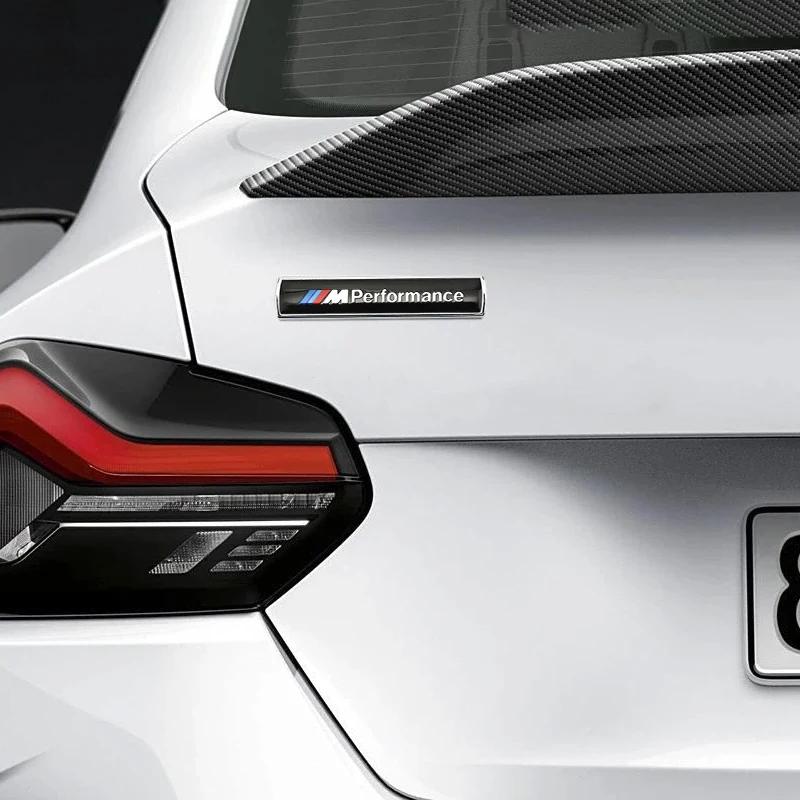 Car Emblem 3D Sport Badge Auto Rear Trunk/Side Fender Sticker Accessories For BMW E46 E60 G20 G30 M Performance M3 M5 M6  X2 X6