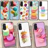 Macarons Cake Dessert Cute For Redmi Note 12 Pro Plus Cover For Redmi Note 10 8 9 11 Pro 12S 11S 10S 9S 9C 10C 12C Case