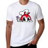 ARMY PURPLE JOLLIBEE PEEKING FINGER HEART FILIPINO T-Shirt T Shirt Man Cotton T Shirts for Man Graphic Tees T-Shirt