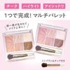 Face & Eye Palette 2.85g [Aii 2 Colors] - All-in-One Cheek & Eye Makeup Palette