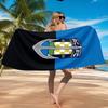 Auck-land Football Club Printed Microfiber Beach Towel, Soft And Absorbent, Quick-Dry, Ideal for Summer Travel, Beach Essential, Swimming Pool