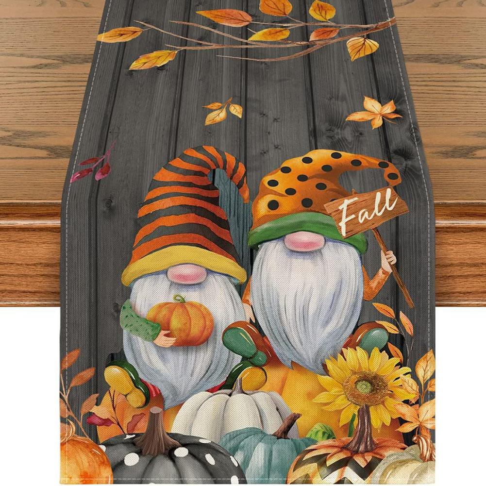 Halloween Table Runners Autumn Decoration Halloween Decoration Table Cover Runner Party Table Cloth New Year's Decor