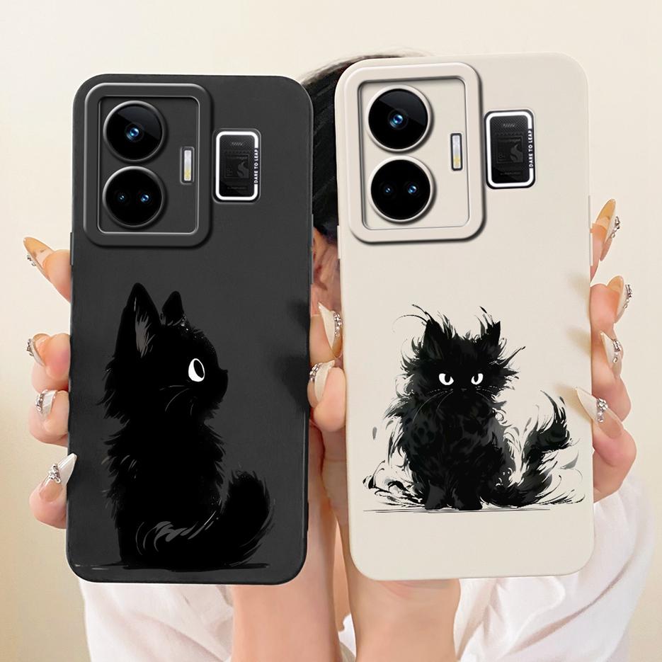 For Realme GT Neo 5 Case RealmeGT3 RMX3709 Cool Owl Dragon Painted Cover Soft Silicone Case For Realme GT 3 GT3 GTNeo5 240W Bags