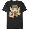 Мужская футболка Fifth Sun с 8-битной картой из игры Nintendo Zelda, с изображением Линка