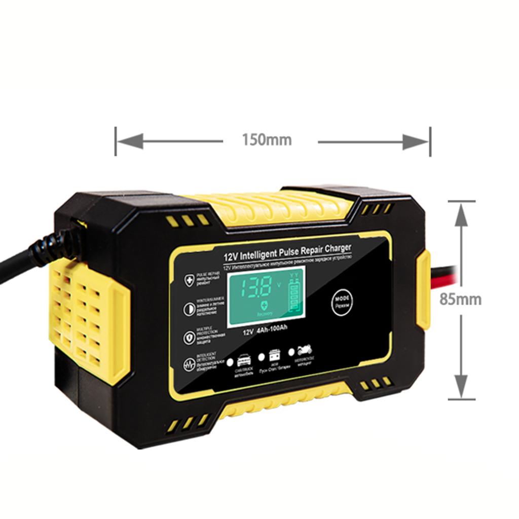Полностью автоматическое зарядное устройство для автомобильного аккумулятора 12 В 6 А