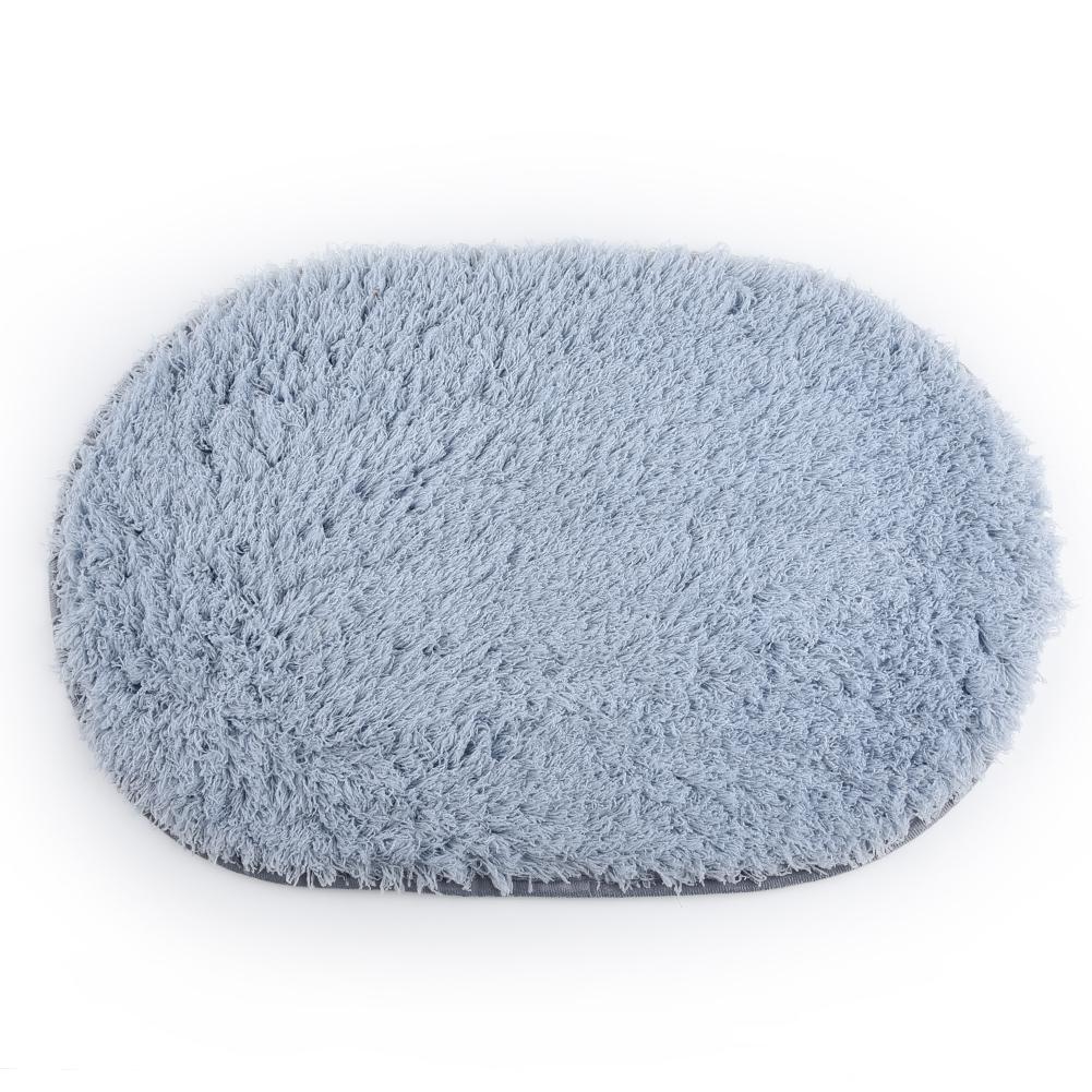 Декор Коврик для пола 30*50см Плюш+Спандекс Спальня Нескользящий Приятный на ощупь