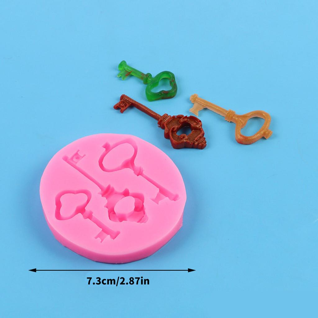 Vintage Resin Keychain Pendant Mold In Unique Key Design For Personalized Bag Decoration Crafting And DIY Projects