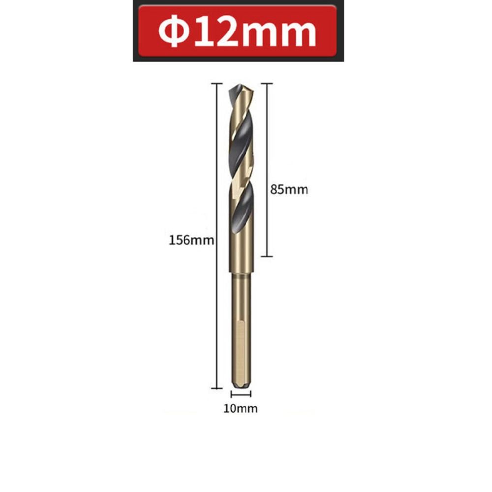 12mm-20mm Cobalt Drill Bit HSS Reduced Shank Drills Portable Twist Drill