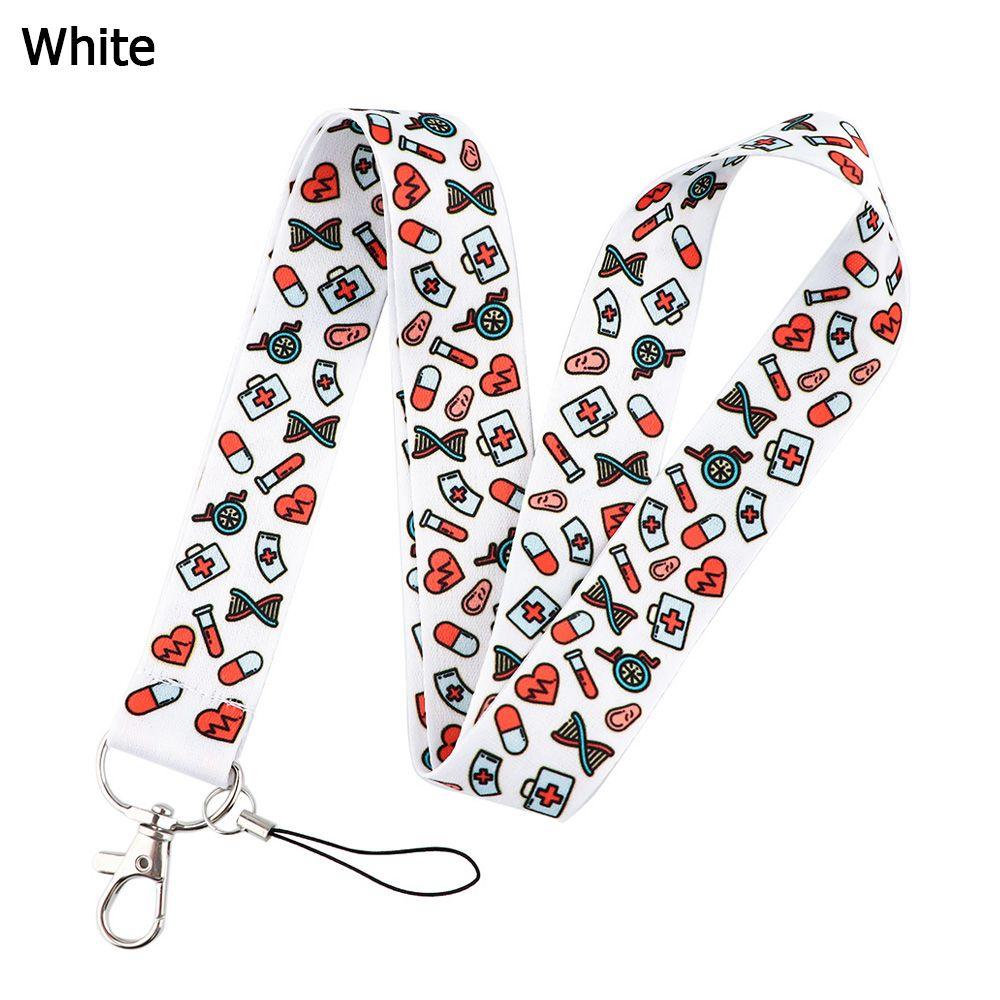 Держатель для мобильного телефона, брелок для ключей, шейные ремни, шнурок для медсестры, брелок для ключей, чехол для удостоверения личности врача, медицинские аксессуары