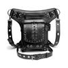 European and American Punk Women's Single-shoulder Crossbody Bag, Outdoor Mobile Phone Trend Riveted Waist Bag