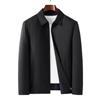Spring and Autumn Jacket Men's Lapel Youth Trend Fashion Casual Long Sleeve Business Jacket
