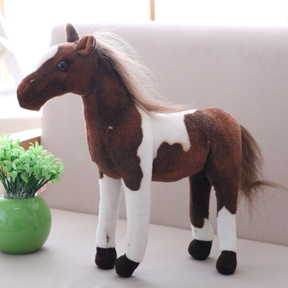 Simulation Horse Simulation Horse Plush Toys Simulation Horse Plush Doll Birthday Gift