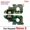 New For Huawei Nova 5 5T 7 7i 8 8i 9 10 Pro SE 5G USB Charger Dock Connector Charging Port Microphone Flex Cable
