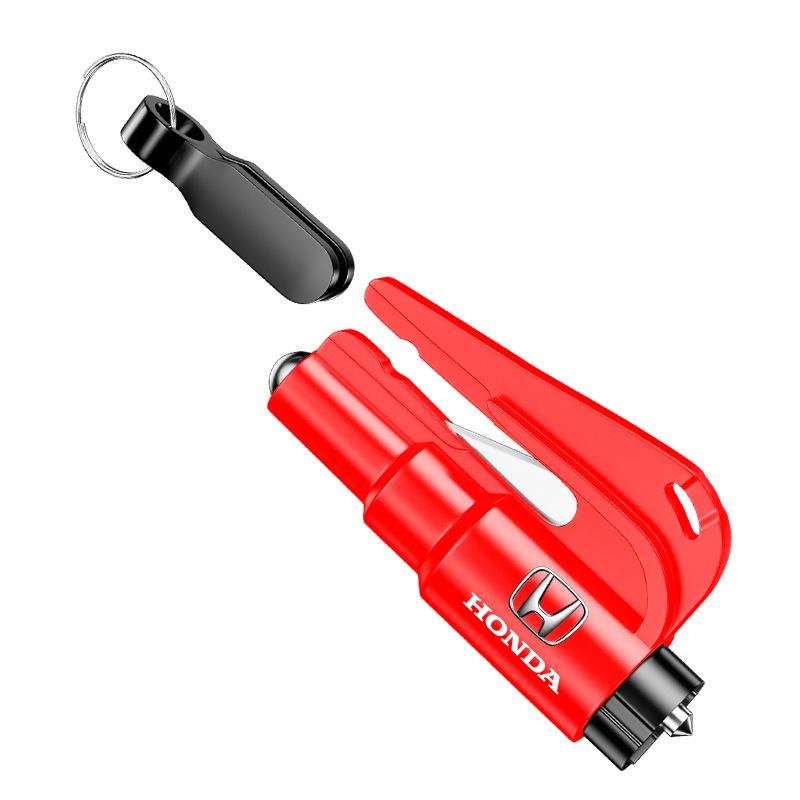 2-in-1 Car Tools Car Safety Hammer Window Breake Life Saving Seat Belt Cutter For Honda Civic Fit Jazz Accord Pilot Passport Stepwgn CRV BRV HRV