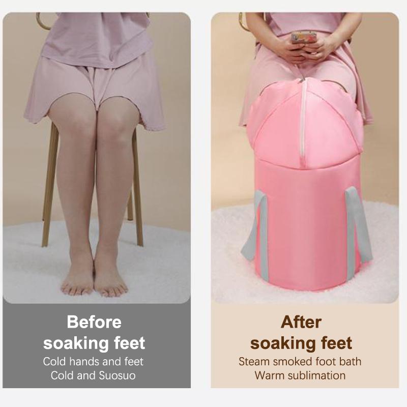 Складное дорожное ведро для ног, переносная сумка для ног из утолщенной алюминиевой фольги, бытовое ведро для воды, многофункциональное ведро для мытья ног
