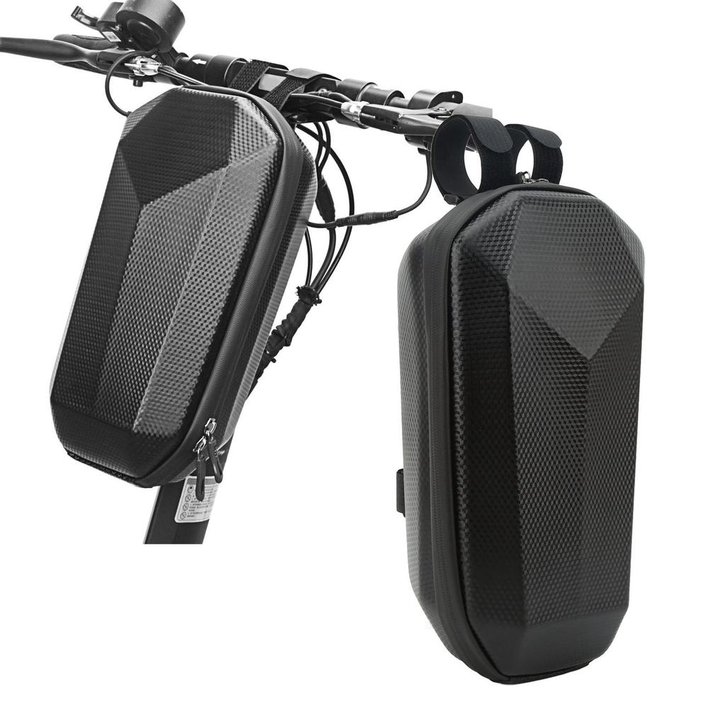 Сумка для самоката с жестким корпусом 4 л, водонепроницаемая сумка на руль самоката из синтетической кожи для складного велосипеда