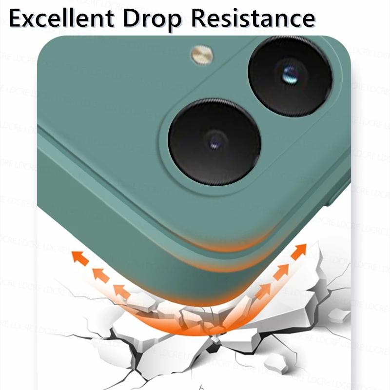 Матовый квадратный мягкий жидкий силиконовый чехол для Samsung Galaxy A55 A05S A04S A55 A53 5G S23 S24 Xiaomi Redmi Note 13 iPhone 15 14 13 12 11 Pro Max