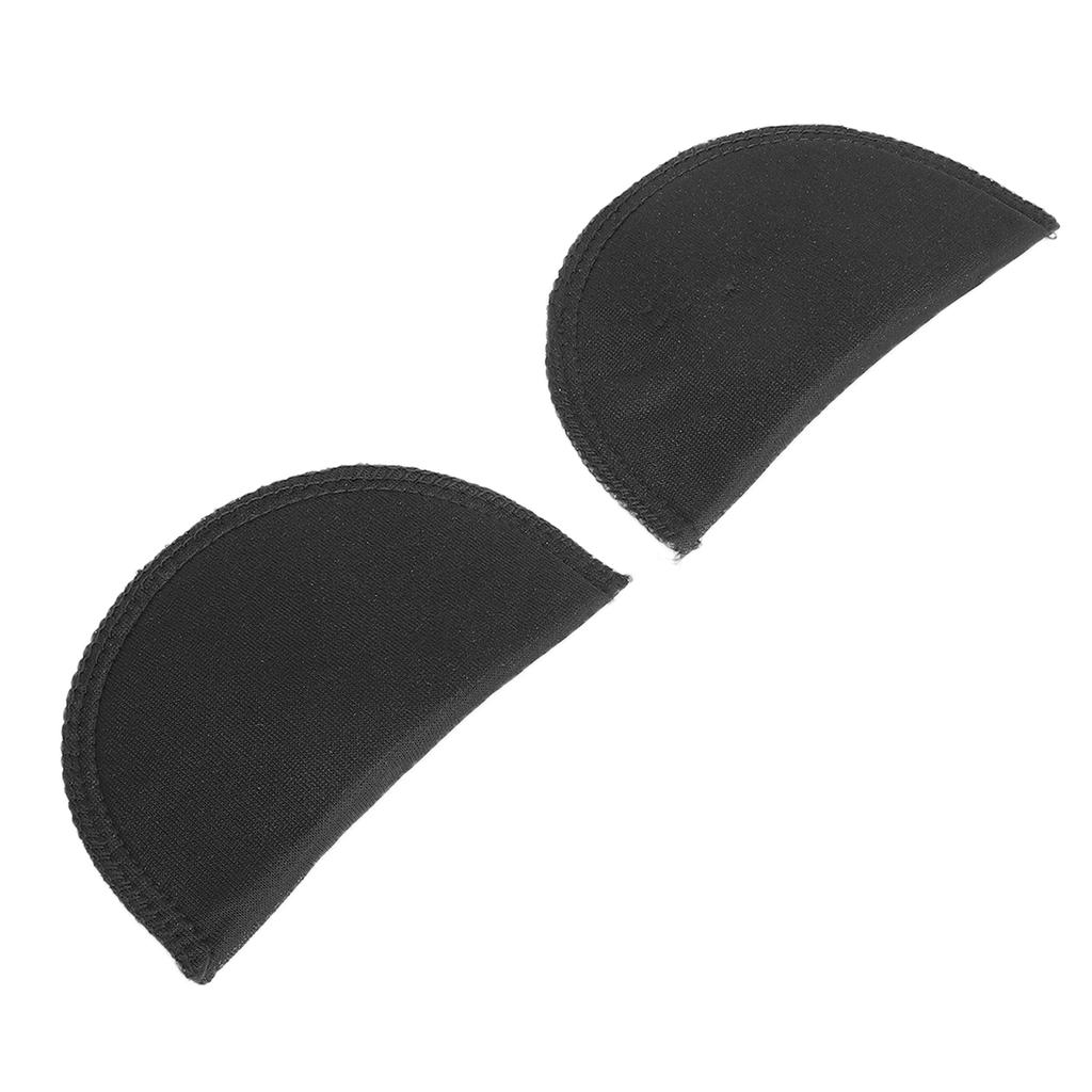 Мягкие губчатые удобные противоскользящие многоразовые утолщенные подплечники для одежды черные