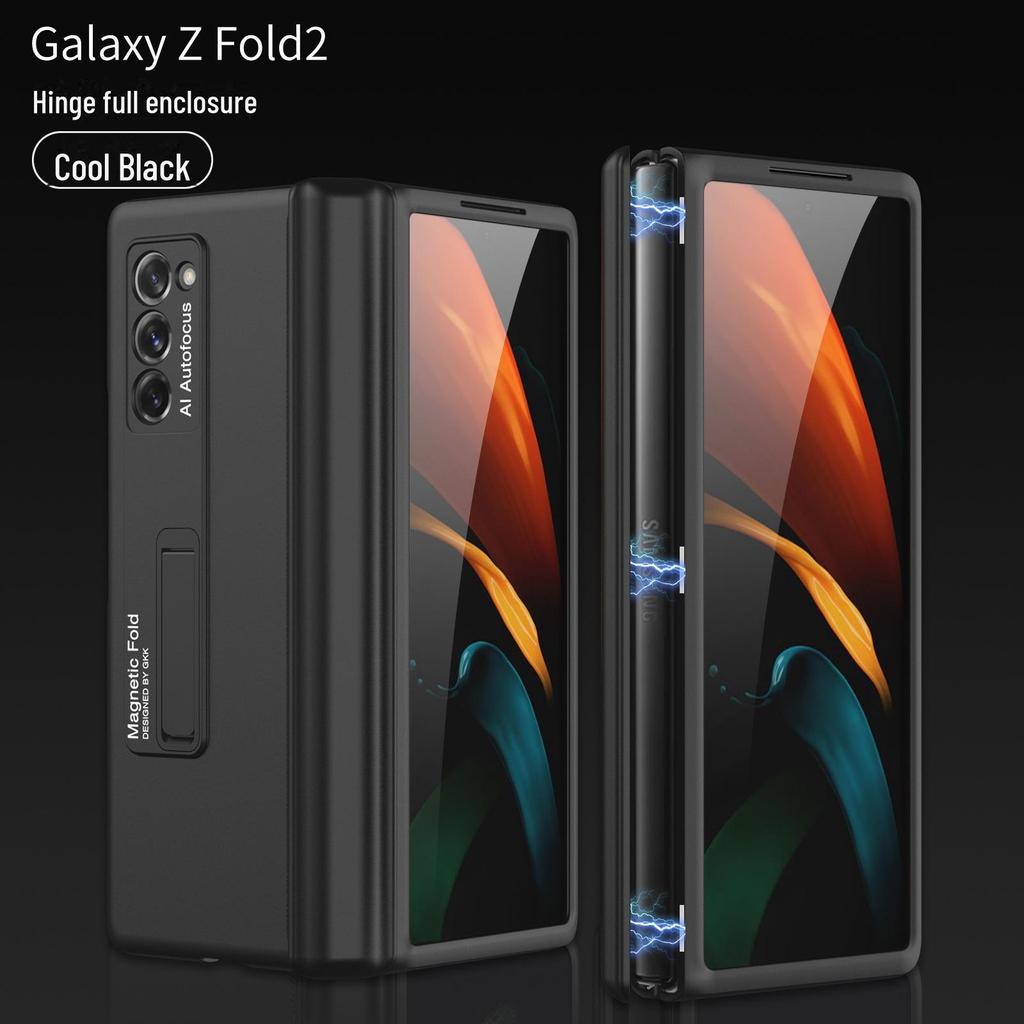 Чехол Samsung Fold2 Premium с магнитным шарниром — креативный складной экранный чехол с защитой от падений и подставкой