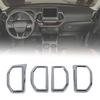 Хромированная накладка на дефлектор воздуховода центральной консоли для Ford Bronco Sport 21+