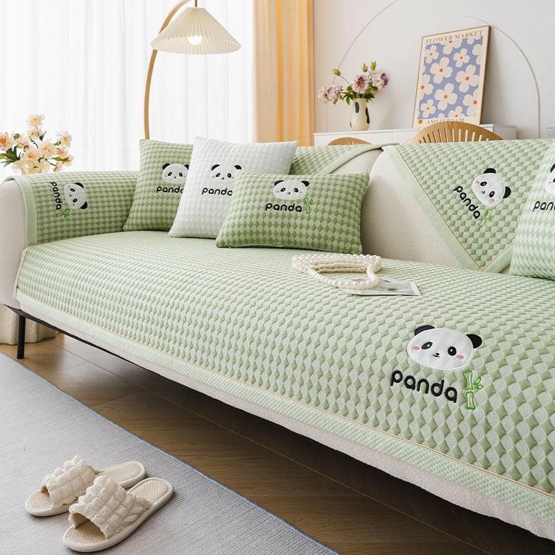 Sofa Cushion Cool In Summer Doudou Non-Slip Seat Cushion New Modern Simple Mat Sofa Cover Cool Cushion