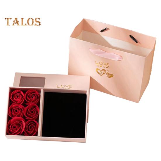 Вечная подарочная коробка с розами, консервированные цветы, шкатулка для украшений для женщин, жен, мам, на день рождения, на день матери, на день святого валентина, на рождество