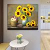 Cross-stitch Sunflower Full Diamond Painting Living Room Modern Minimalist Fresh Natural Wind Sticker Diamond Painting 5D