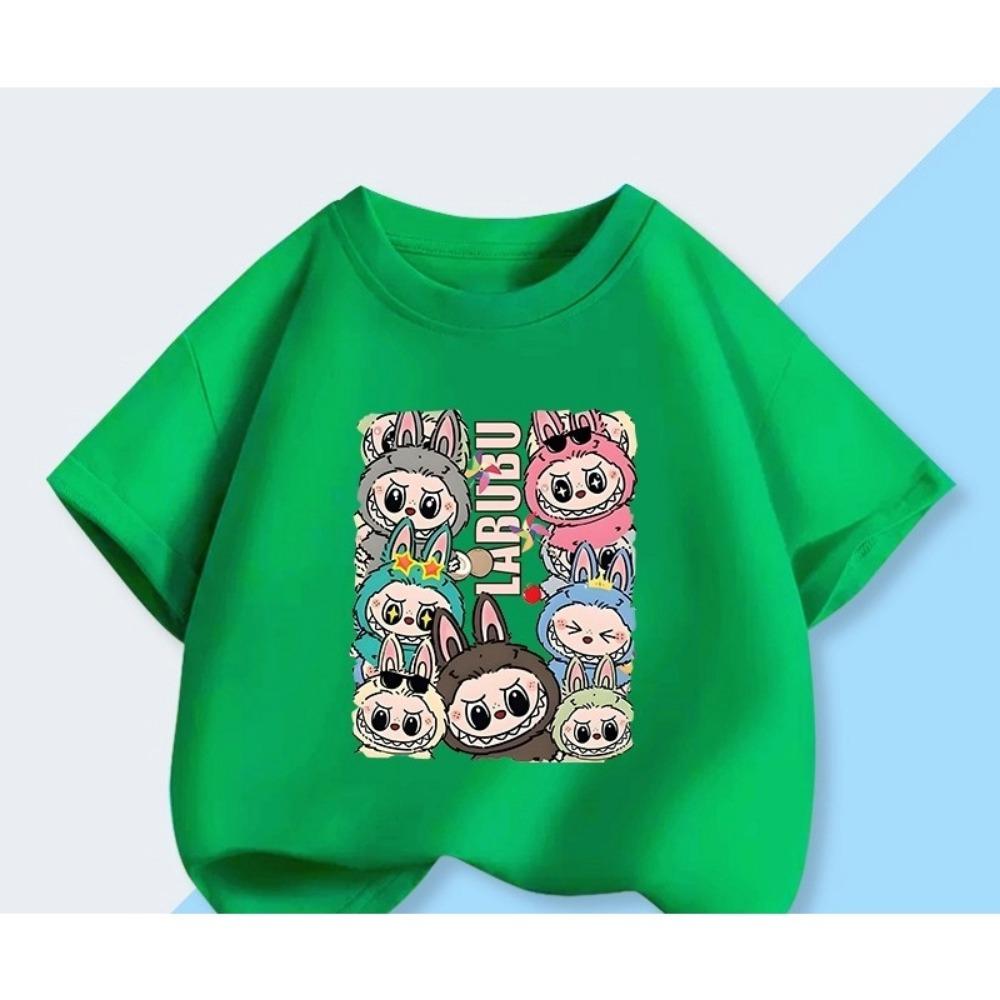 Monster Short-sleeved for Girls Fashionable Summer Clothes Half-sleeved Top