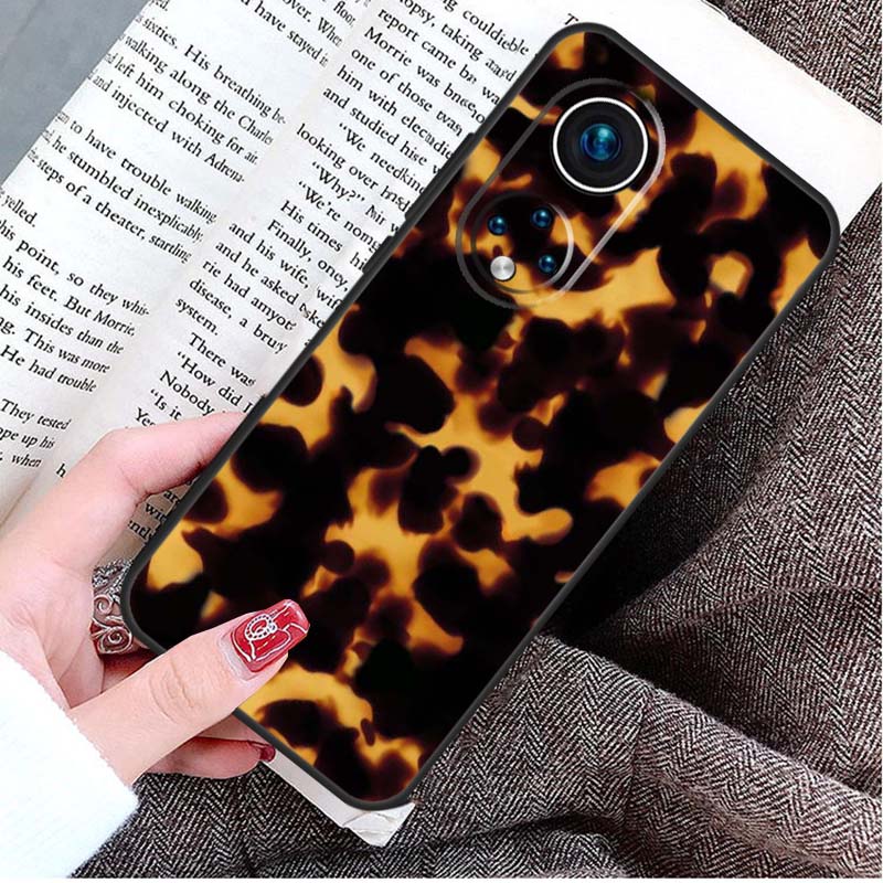 Чехол с узором "Черепаховый панцирь" для Honor Magic 5 Lite 6 Pro 50 70 90 Honor X8b X9b X6 X7 X8 X9 X6a X7a X8a X9a Чехол