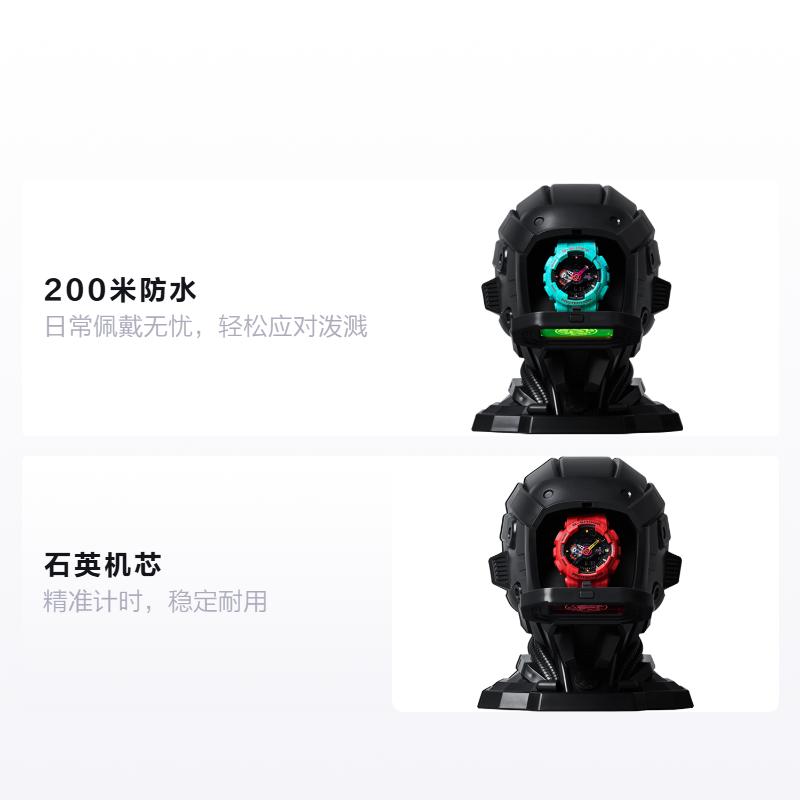 Casio G-SHOCK Пять Тигров Специальный Набор Подарочная Коробка Модный Ретро Уличный Тренд Ударопрочные и Водонепроницаемые Кварцевые Ремешок из Смолы Мужские Часы Черный Циферблат GS-20SGT