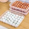 34-секционный однослойный лоток для хранения яиц Fresh Box с крышкой Egg Holder AVE