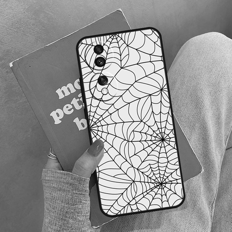Чехол-маска с паутиной для Huawei Honor X8 X9a 50 70 Magic5 P40 P30 P20 Lite P50 Pro Nova 5T P Smart Z Cover