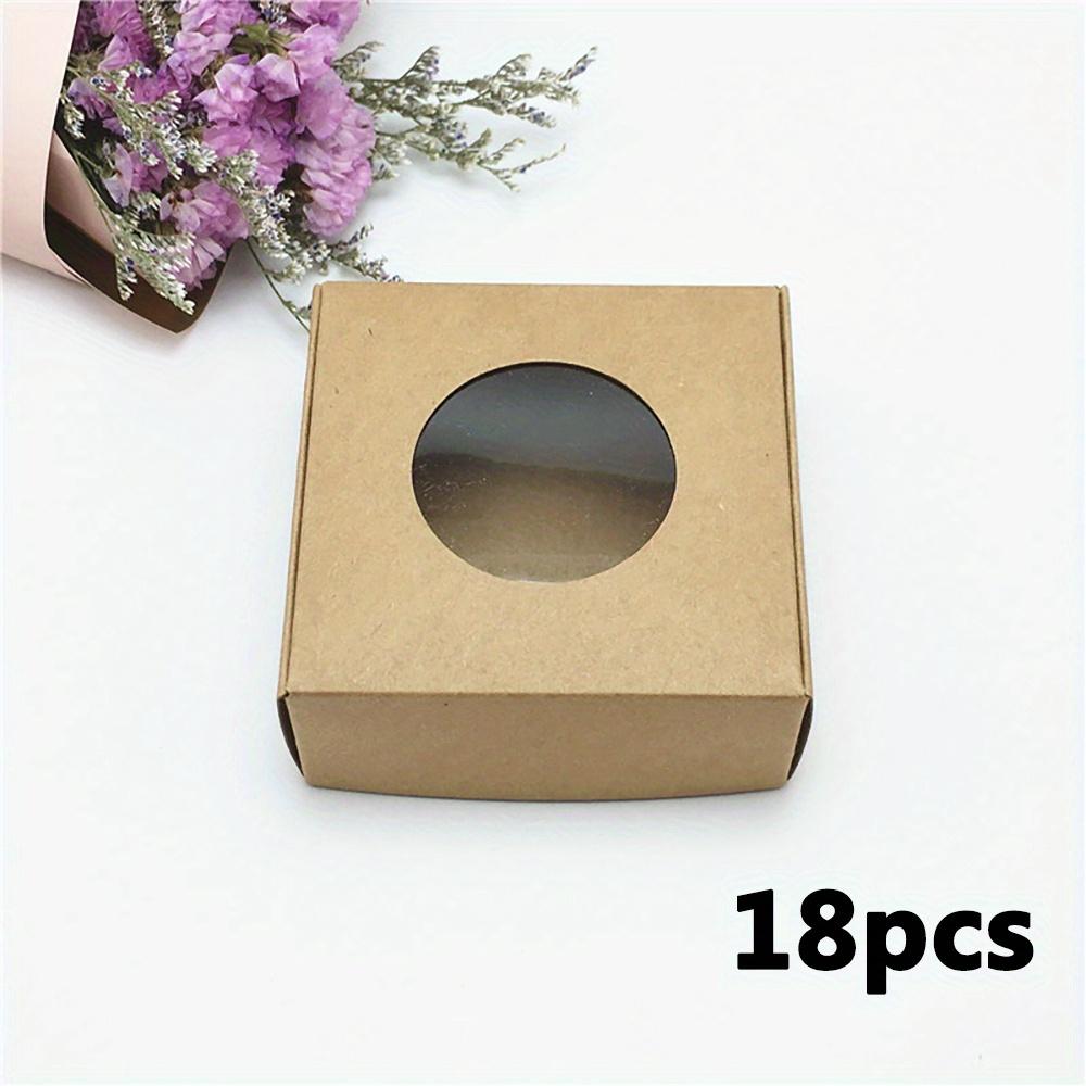 18 шт. Подарочная упаковка Коробки для печенья с окошком Коробки для сладостей Коробки для макарон Коробки для брауни Подарочные коробки Мини-коробки для выпечки Коробки для свадебной вечеринки