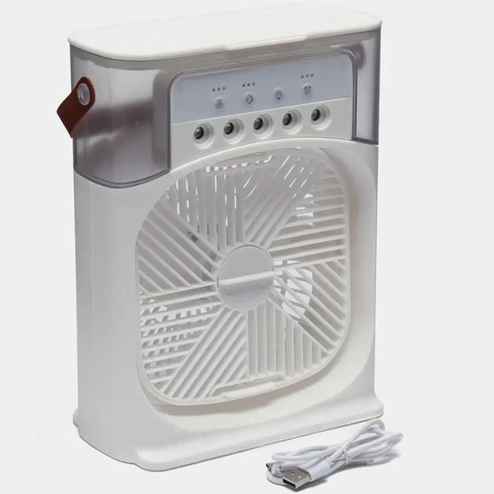 Вентилятор-увлажнитель настольный кондиционер + наполнитель аромадиффузора