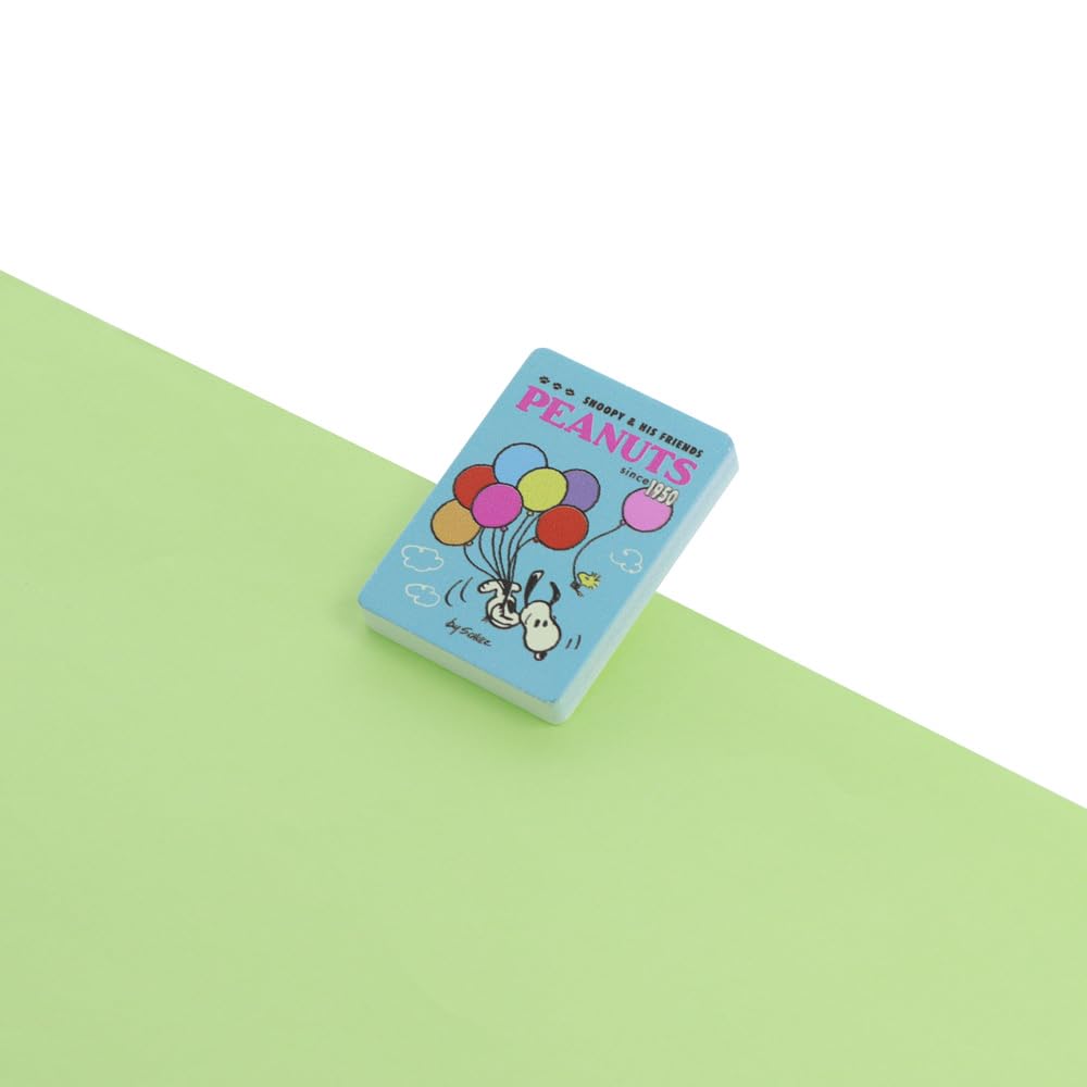 Sunstar Stationery Snoopy Wooden Snoopy Light S3624080 Clip, Peanuts, & Friends, Blue,