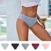 3Pcs/lot Women's Panties High Waist Seamless Knickers Underwear Cotton Briefs Sexy Lingerie Female Intimates